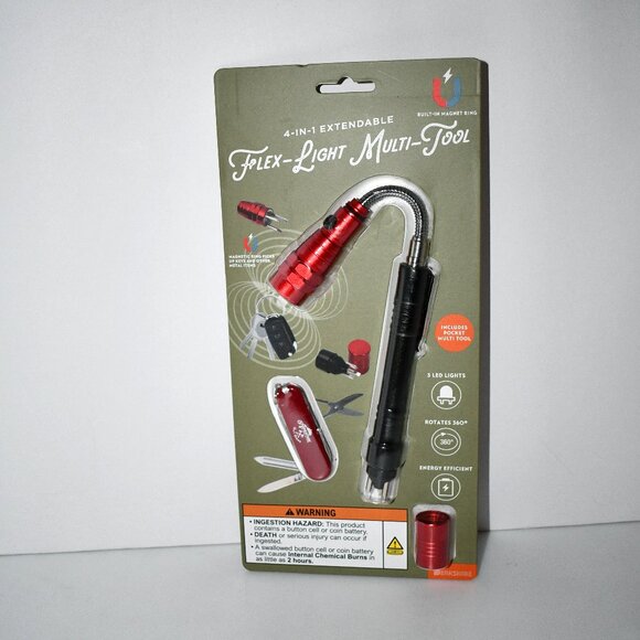 Berkshire 4-In-1 Extendable Flex-Light Multi-Tool #BR4-61011 NWT - Picture 1 of 4
